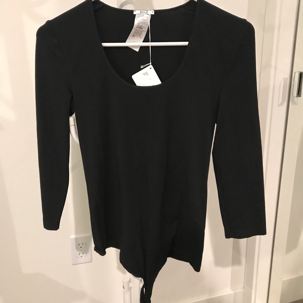 Wolford thong black bodysuit